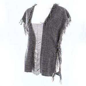 SUN HOUSE NWT $240 Tassel Women’s Vest Blouse Top